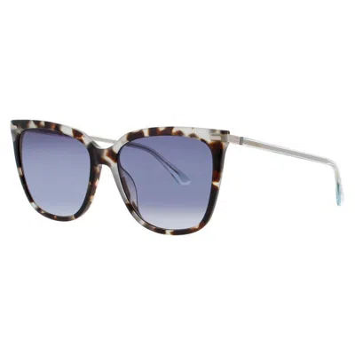 Calvin Klein Ladies Brown Rectangular Sunglasses Ckck22532s444 In ["brown"]