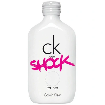 Calvin Klein Ladies Ck One Shock Edt 3.4 oz (tester) Fragrances 3616303322601 In Chocolate / Pink