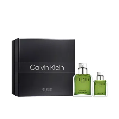 Calvin Klein Ladies Eternity 2pcs Edp Gift Set Fragrances 3616306130074 In Transparent