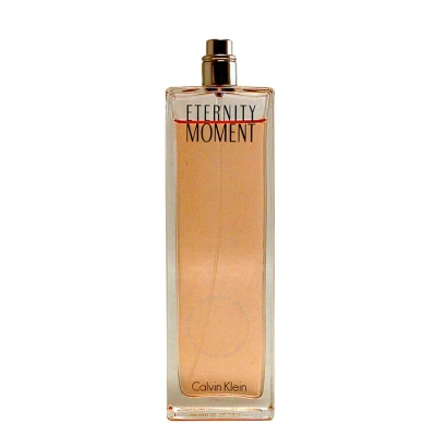Calvin Klein Ladies Eternity Moment Edp 3.4 oz (tester) Fragrances 088300139521 In White