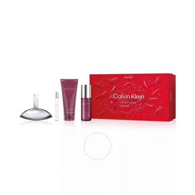 Calvin Klein Ladies Euphoria Gift Set Fragrances 3616303455248 In White