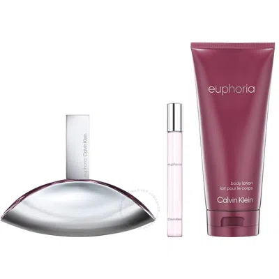Calvin Klein Ladies Euphoria Gift Set Fragrances 3616305433732 In White