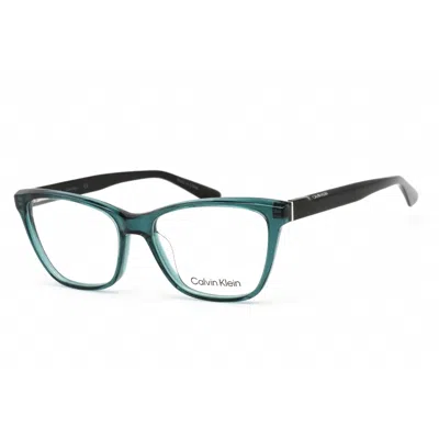 Calvin Klein Ladies Green Cat Eye Eyeglass Frames Ck20532