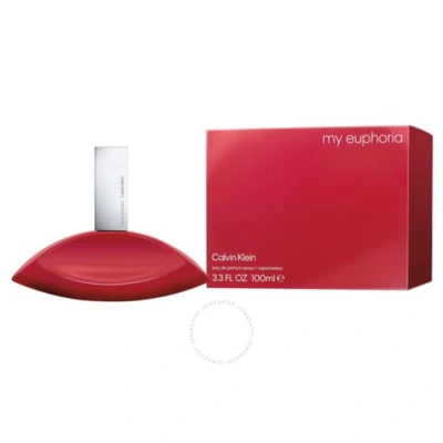 Calvin Klein Ladies My Euphoria Edp 3.38 oz Fragrances 3616304478246 In Black