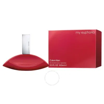 Calvin Klein Ladies My Euphoria Edp 3.38 oz (tester) Fragrances 3616304478277 In White