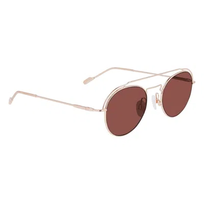 Calvin Klein Ladies' Sunglasses  Ck21106s-780  49 Mm Gbby2 In Gold