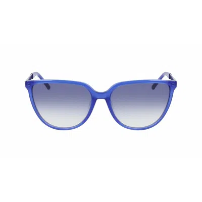 Calvin Klein Ladies' Sunglasses  Ck21706s-406  58 Mm Gbby2 In Blue
