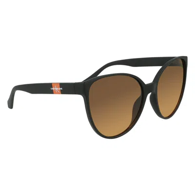 Calvin Klein Ladies' Sunglasses  Ckj21619s-6  60 Mm Gbby2 In Black