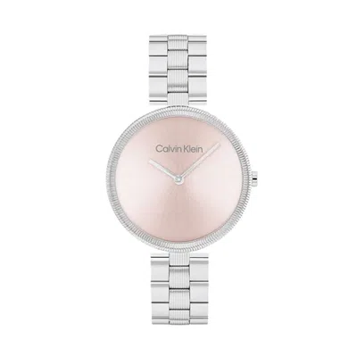 Calvin Klein Women's Ck Pure Sand Ceramic Bracelet Watch, 35mm