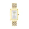 Calvin Klein Women's Two Hand Gold-tone Stainless Steel Mesh Bracelet Watch 22.5mm