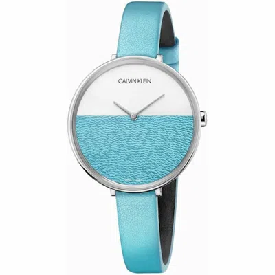 Calvin Klein Ladies' Watch  K7a231vn ( 38 Mm) Gbby2 In Blue