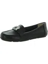 CALVIN KLEIN LANAY WOMENS DRESSY LEATHER LOAFERS