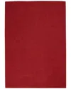 Calvin Klein Las Vegas Retro Indoor Wool Area Rug In Red