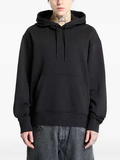 Calvin Klein Hoodie Im Layering-look In Black