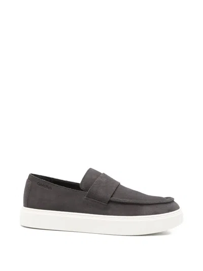 Calvin Klein Leather Loafers In Multi