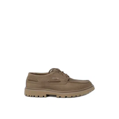 Calvin Klein Leather Men's Casual In Brown