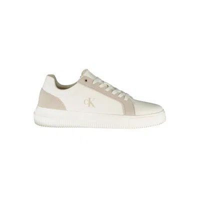 Calvin Klein Leather Men Men's Sneaker In White
