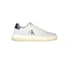 Calvin Klein Brown Leather Men Sneaker In Multi