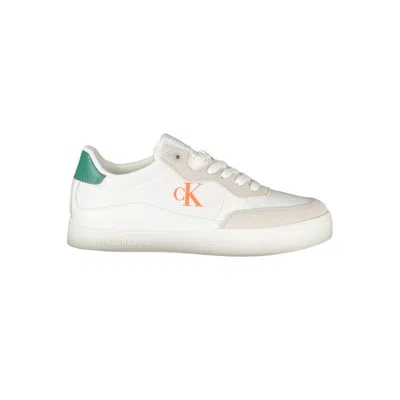 Calvin Klein Leather Men Men's Sneaker In White
