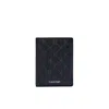 Calvin Klein Black Leather Wallet In Black