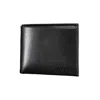 Calvin Klein Sleek Double-slot Leather Wallet With Rfid Block In Black