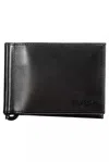 Calvin Klein Sleek Black Leather Wallet With Rfid Block In Black