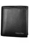 Calvin Klein Elegant Leather Bifold Wallet With Rfid Blocker In Black