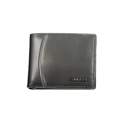 Calvin Klein Leather Men's Wallet In Black