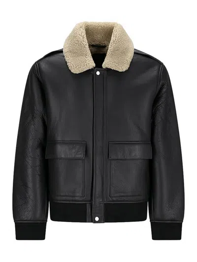 CALVIN KLEIN LEATHER OUTERWEAR