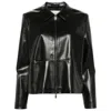 Calvin Klein Faux-leather Jacket In Black