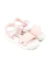 Calvin Klein Pink Sandals For Girl With Logo In Pink