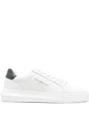 Calvin Klein Leather Sneakers In Bianco