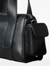 Calvin Klein Leather Tote Bag In Black