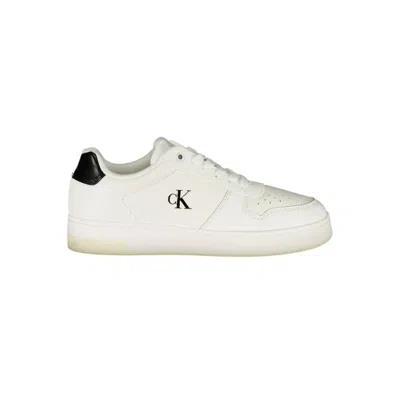 Calvin Klein Leather Women Women's Sneaker In White