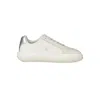 Calvin Klein White Leather Women Sneaker In White