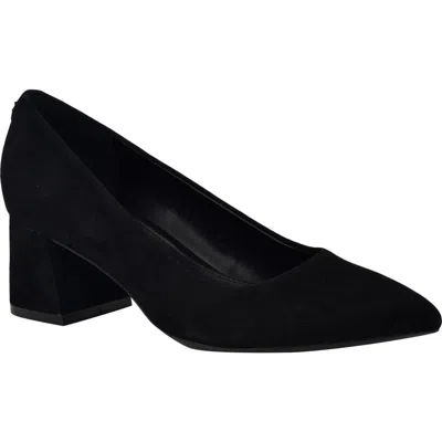 Calvin Klein Lenott Pointed Toe Pump In Blk01