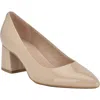 Calvin Klein Scarlet Slingback Pump In Natural Patent