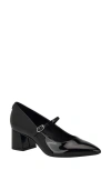 Calvin Klein Leora Pointed Toe Mary Jane Pump In Black