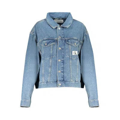 Calvin Klein Archival Denim Jacket In Light Blue
