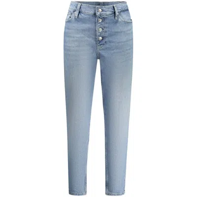 Calvin Klein Blue Cotton Jeans & Women's Pant