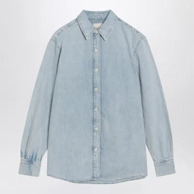 CALVIN KLEIN CALVIN KLEIN LIGHT BLUE DENIM SHIRT