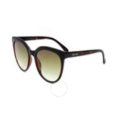 Calvin Klein Light Brown Gradient Oval Ladies Sunglasses Ck22552s 240 54