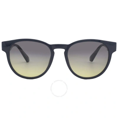 Calvin Klein Light Brown Phantos Unisex Sunglasses Ckj22609s 400 53 In Blue / Brown