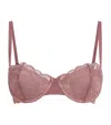 Calvin Klein Lightly Lined Balconette Bra In Pink