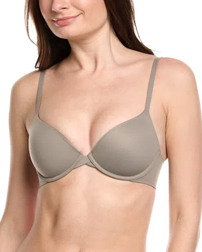 Calvin Klein Lightly Lined Bra In Brown