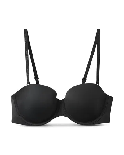 Calvin Klein Lightly Lined Full Coverage Underwire Bra In Black