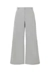 Calvin Klein Elasticated Wide-leg Trousers In Gray