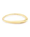 Calvin Klein Linear Drop Bangle In Gold Tone