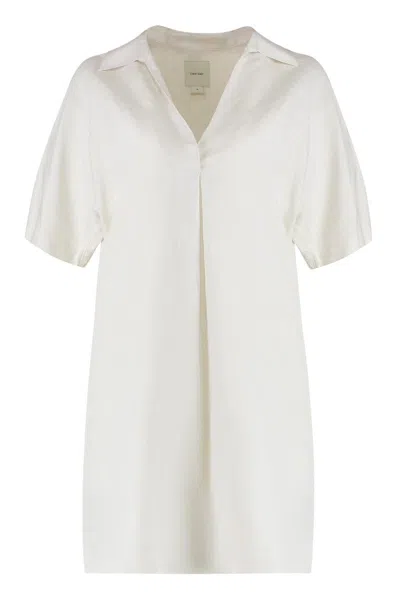 CALVIN KLEIN CALVIN KLEIN LINEN BLEND DRESS