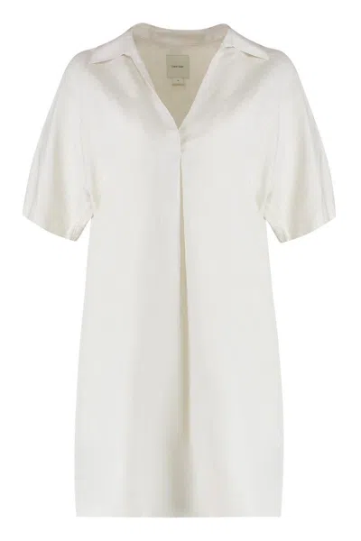CALVIN KLEIN CALVIN KLEIN LINEN BLEND DRESS
